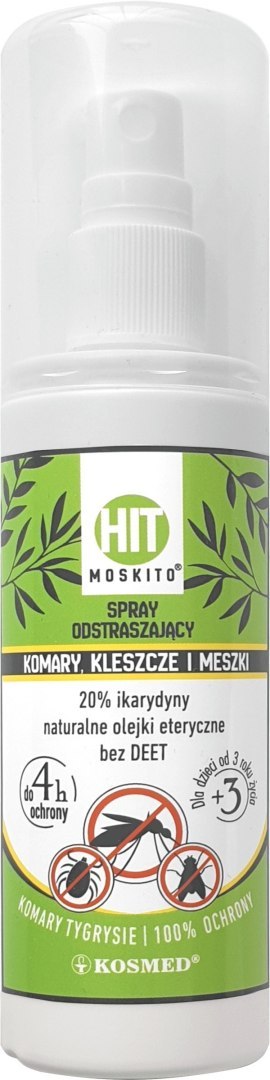 Kosmed Hit Moskito Spray odstraszający komary,kleszcze i meszki 80ml