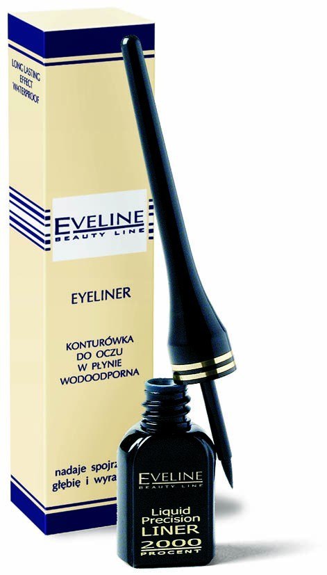 Eveline Eyeliner czarny w kałamarzu