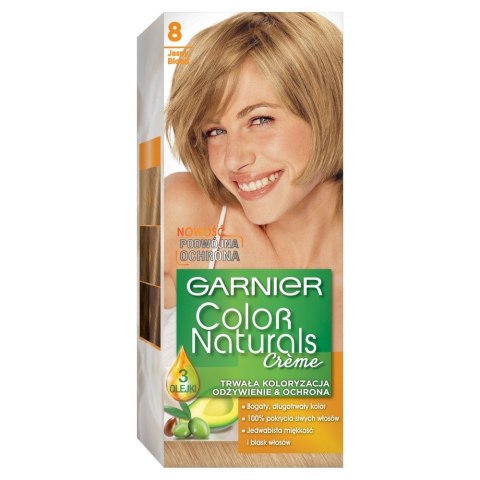 Garnier Color Naturals Krem koloryzujący nr 8 Jasny Blond 1op