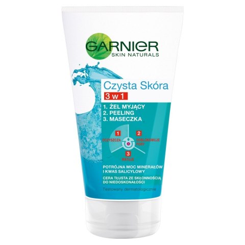 Garnier Skin Naturals Czysta Skóra Żel do twarzy 3w1 150ml