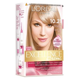 L'Oreal Excellence Creme Krem koloryzujący 10.21 bardzo jasny blond perłowy