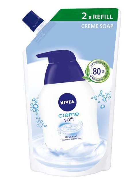 NIVEA MYDŁO W płynie zapas Cream Soft 500ml