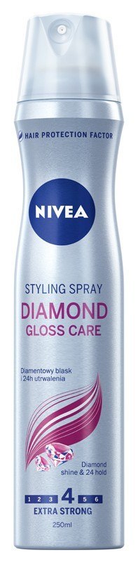 Nivea Hair Care Styling Lakier do włosów Diamond Gloss Care 250ml