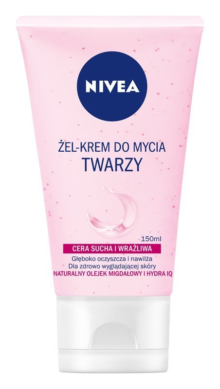 Nivea Żel-krem do mycia twarzy do cery suchej i wrażliwej 150ml