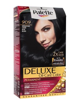 Palette Deluxe Farba do włosów permanentna nr 909 Granatowa Czerń 1op.