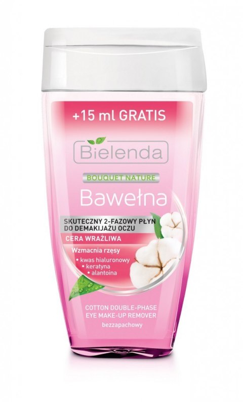 Bielenda Bio Plantacja Bawełna Płyn do demakijażu oczu 2-fazowy& 125ml