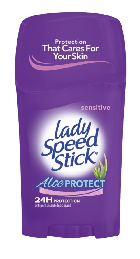 Lady Speed Stick Dezodorant w sztyfcie Aloe skóra wrażliwa 45g