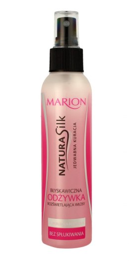 Marion Natura Silk Błyskawiczna odżywka do włosów rozświetlająca 150ml