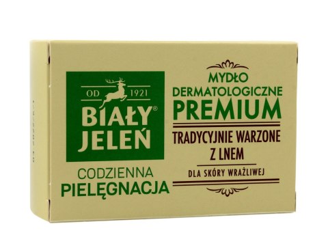 Biały Jeleń Codzienna Pielęgnacja Mydło dermatologiczne Premium w kostce kartonik 100g
