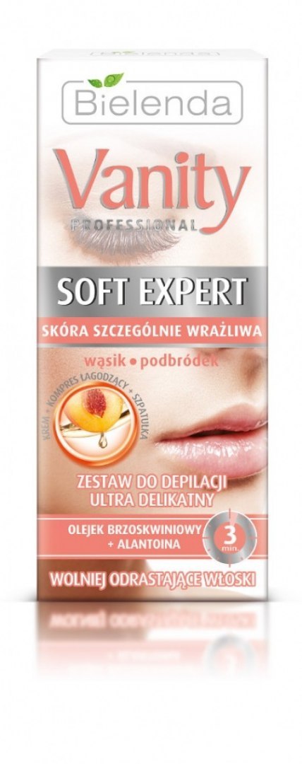 Bielenda Vanity Soft Expert Zestaw do depilacji twarzy ultra delikatny 15ml