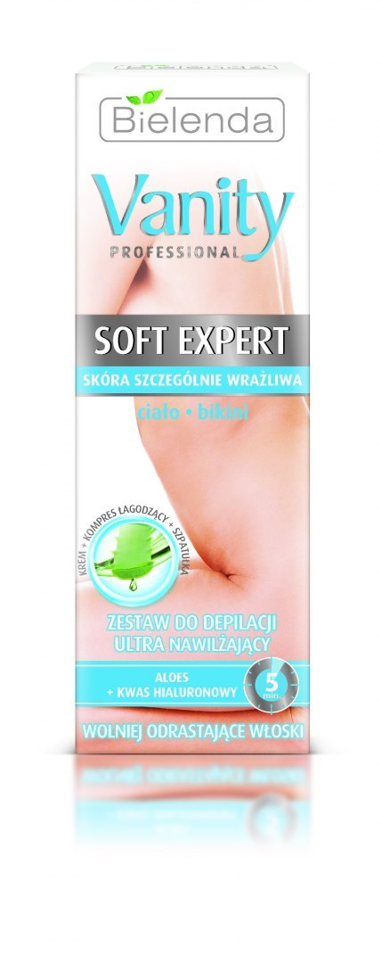 Bielenda Vanity Soft Expert Zestaw do depilacji ultra nawilżajacy ciało-bikini 100ml