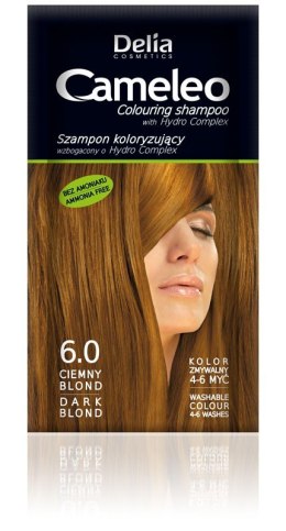 Delia Cosmetics Cameleo Szampon koloryzujący 6.0 ciemny blond