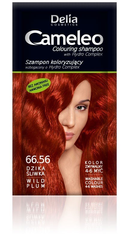 Delia Cosmetics Cameleo Szampon koloryzujący 66.56 dzika śliwka