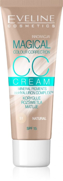 Eveline Fluid Magical CC Cream nr 51 Naturalny 30ml