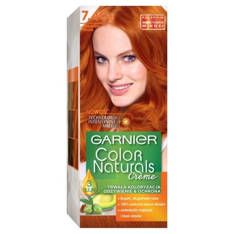 Garnier Color Naturals Krem koloryzujący nr 7.40 Miedziany Blond 1op