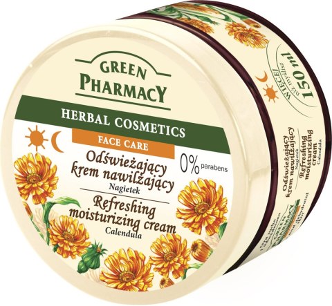 Green Pharmacy Herbal Cosmetics Krem do twarzy odświeżający z nagietkiem