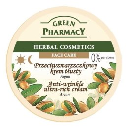 Green Pharmacy Herbal Cosmetics Krem do twarzy tłusty przeciwzmarszczkowy z arganem