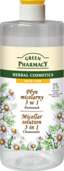 Green Pharmacy Płyn micelarny 3w1 z ekstraktem z rumianku 500ml
