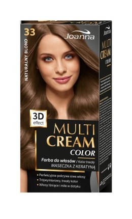 Joanna Multi Cream Color Farba nr 33 Naturalny Blond