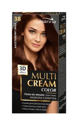 Joanna Multi Cream Color Farba nr 38 Kasztanowy Brąz
