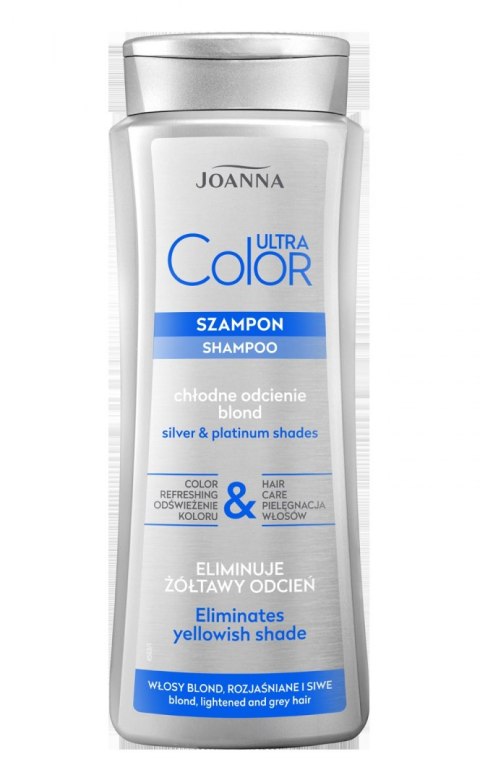 Joanna Ultra Color System Szampon do włosów blond, rozjaśnianych i siwych 400ml