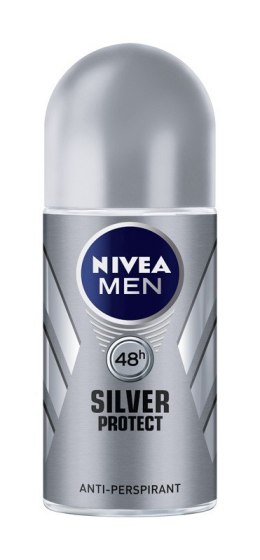 Nivea Dezodorant Antyperspirant SILVER PROTECT roll-on męski 50ml