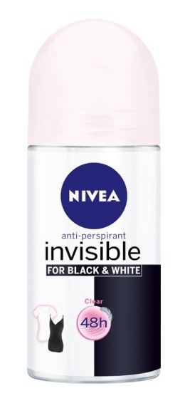 Nivea Dezodorant INVISIBLE CLEAR roll-on damski 50ml