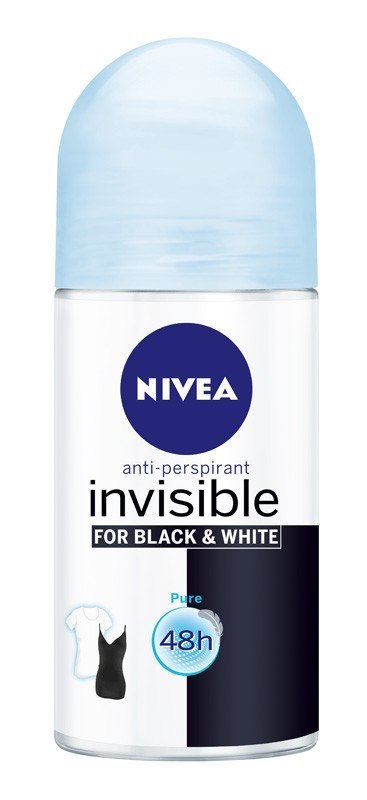 Nivea Dezodorant INVISIBLE PURE roll-on damski 50ml