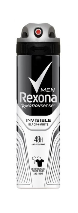 Rexona Motion Sense Men Dezodorant spray Invisible Black & White 150ml