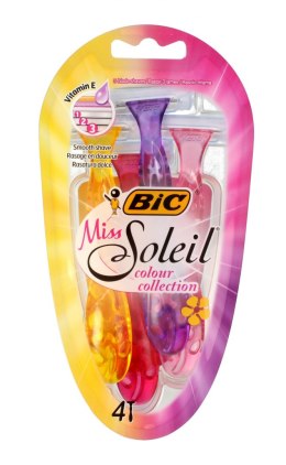 Bic Maszynka do golenia Miss Soleil Colour Collection 4 1op.-4szt
