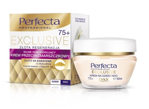 Dax Perfecta Exclusive 75+ Krem przeciwzmarszczkowy silnie odbudowujący na dzień i noc 50ml