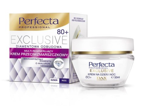 Dax Perfecta Exclusive 80+ Krem przeciwzmarszczkowy multi regenerujący na dzień i noc 50ml