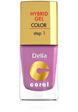 Delia Cosmetics Coral Hybrid Gel Emalia do paznokci nr 05 róż pudrowy 11ml