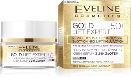 Eveline Gold Lift Expert 50+ Krem-serum multi-odżywczy na dzień i noc 50ml