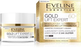 Eveline Gold Lift Expert 60+ Krem-serum odmładzający na dzień i noc 50ml