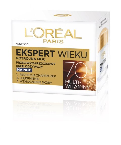 L'Oreal Ekspert Wieku 70+ Krem odżywczy na noc 50ml