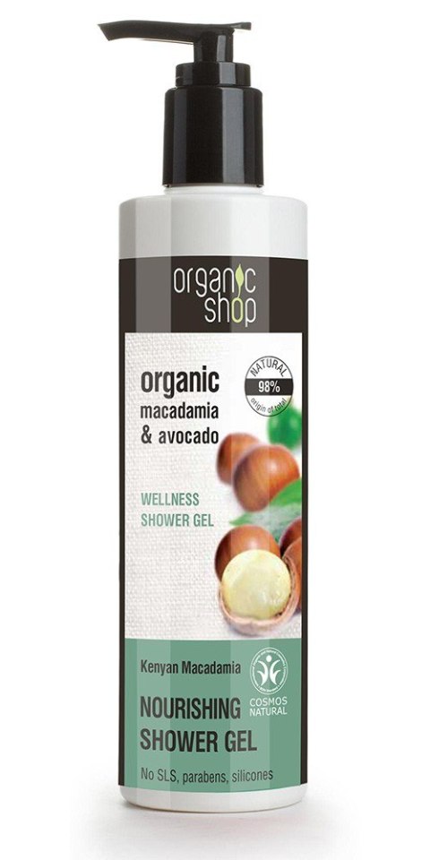 Organic Shop Żel pod prysznic Nawilżający Kenijska Makadamia 280 ml