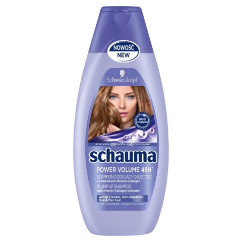 Schwarzkopf Schauma Szampon do włosów Power Volume 48H 400 ml