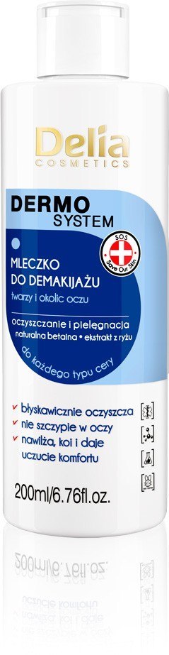 Delia Cosmetics Dermo System Mleczko do demakijażu twarzy i oczu