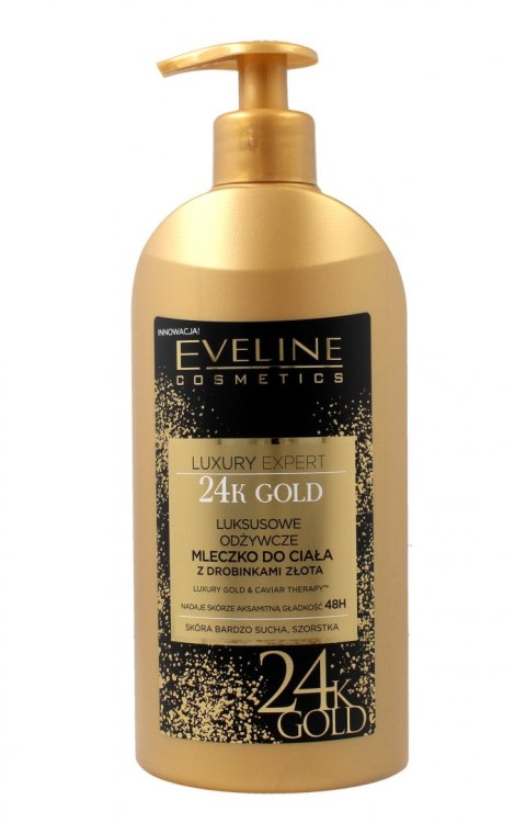 Eveline Luxury Expert Mleczko do ciała odżywcze 24K Gold 350ml