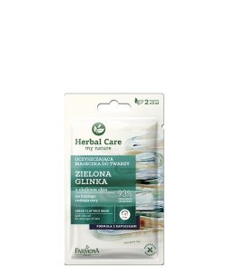 Farmona Herbal Care Maseczka oczyszczająca do twarzy Zielona Glinka 2 x 5ml