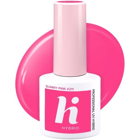 Hi Hybrid Lakier hybrydowy nr 211 Sunny Pink 5ml