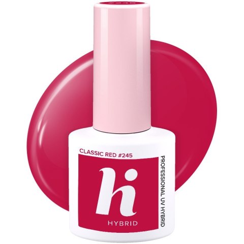 Hi Hybrid Lakier hybrydowy nr 245 Classic Red 5ml