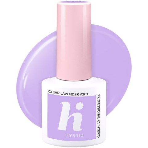 Hi Hybrid Lakier hybrydowy nr 301 Clear Lavender 5ml