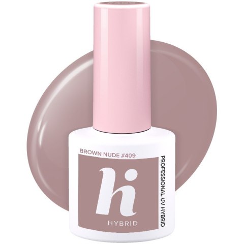 Hi Hybrid Lakier hybrydowy nr 409 Brown Nude 5ml