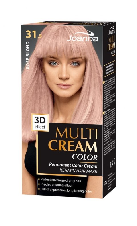 Joanna Multi Cream Color Farba nr 31.5 Różany Blond