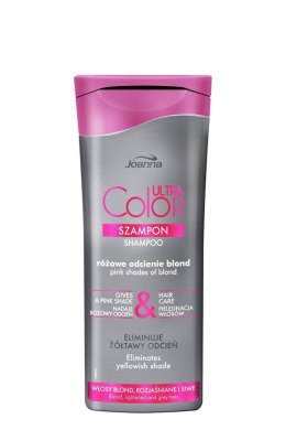 Joanna Ultra Color System Szampon różowy do włosów blond , rozjaśnionych i siwych 200ml
