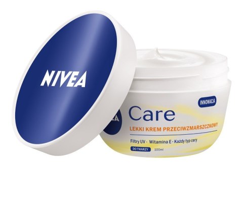 Nivea Care Lekki krem przeciwzmarszczkowy do każdej cery 100ml