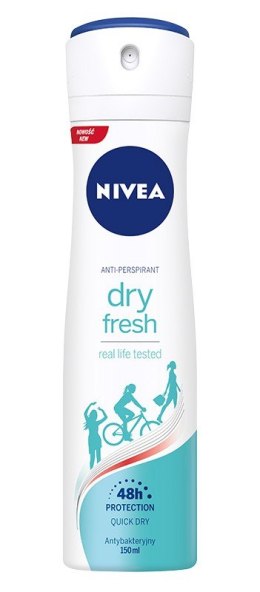 Nivea Dezodorant DRY FRESH spray damski 150ml