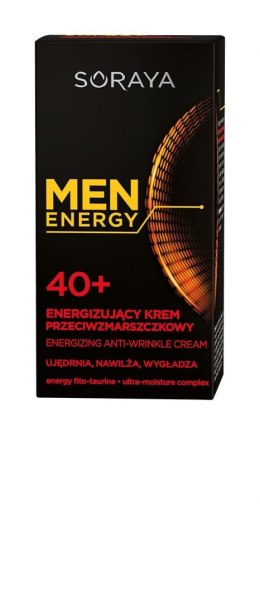 Soraya Men Energy 40+ Energizujący krem przeciwzmarszczkowy 50ml
